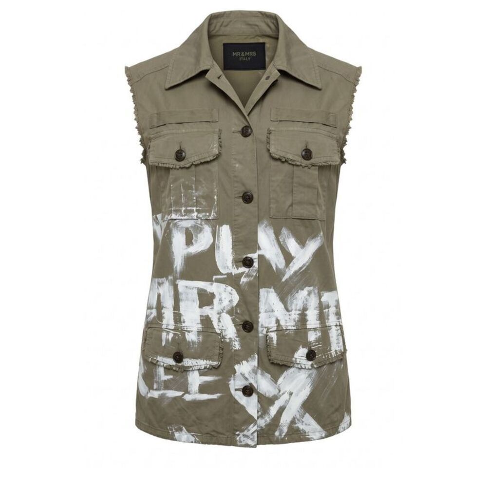 Mr&Mrs Italy Green Cotton Women Women's Jacket